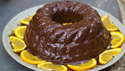 Orange and chocolate cake